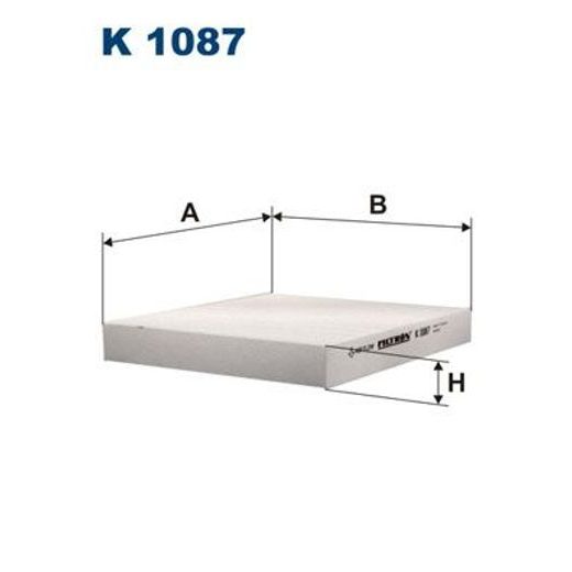 Filtr, vzduch v interiéru FILTRON K 1087