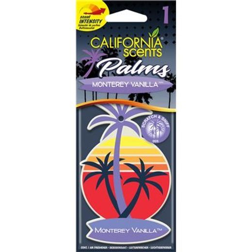 California Scents Palm Tree Air fresh Vanilka 1ks - vune do auta