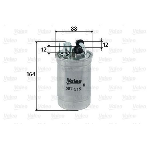 Palivový filtr VALEO 587515