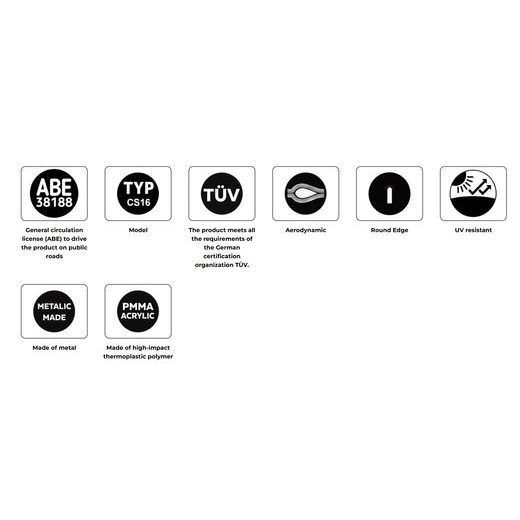 Plexi štít PUIG 22300W průhledný