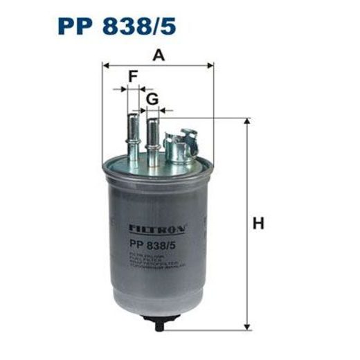 Palivový filtr FILTRON PP 838/5