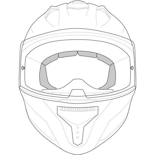 Výstelka helmy iXS RAPID 1.0 FF X1-390002-LIN 2XL