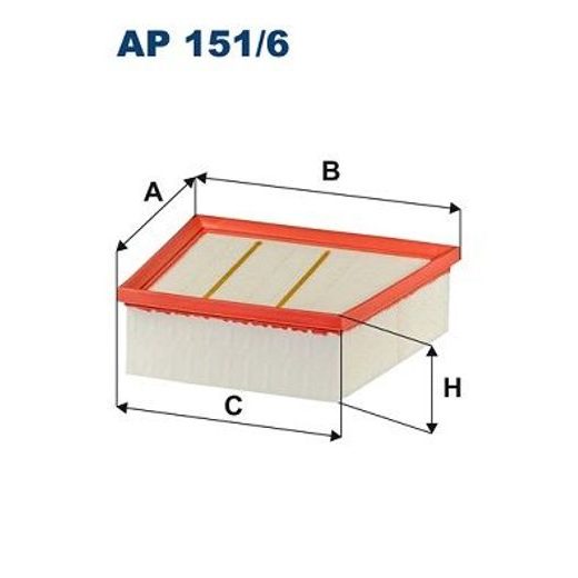 Vzduchový filtr FILTRON AP 151/6