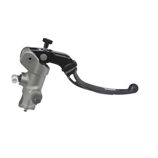 Radiální hlavní brzdový válec ACCOSSATO CY080 PRS 17x17-18-19 s černou výklopnou páčkou