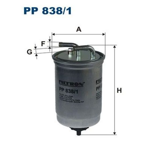 Palivový filtr FILTRON PP 838/1