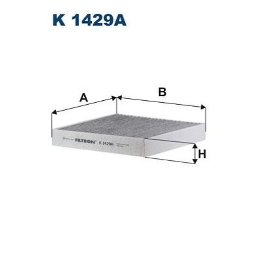 Filtr, vzduch v interiéru FILTRON K 1429A