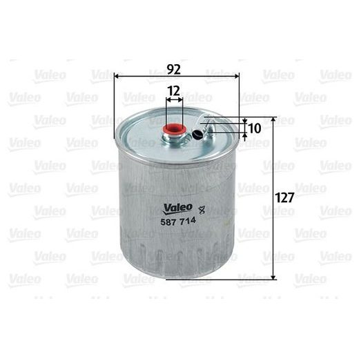 Palivový filtr VALEO 587714