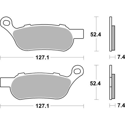 Brzdové destičky BREMBO 07HD07SP