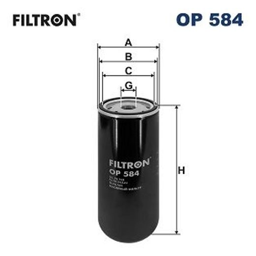 Olejový filtr FILTRON OP 584
