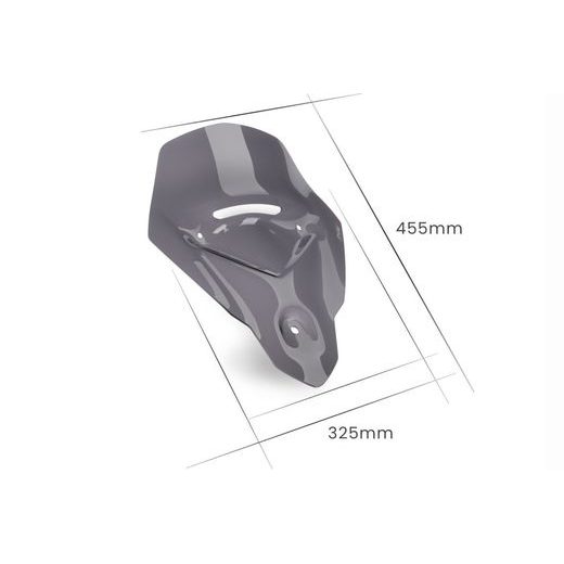 Plexi štít PUIG SPORT 21318N černý