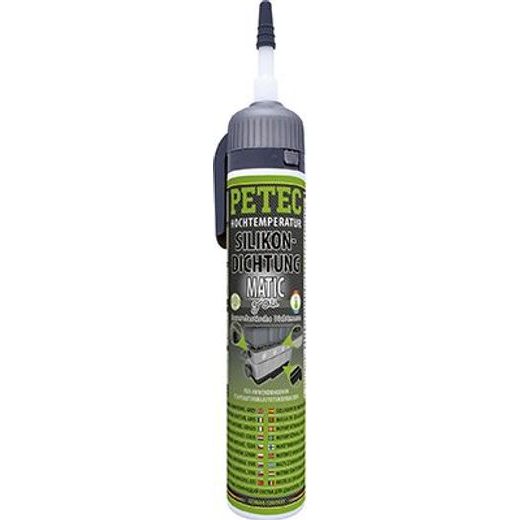 PETEC 97620 Silikonová těsnicí hmota, šedá 200ml