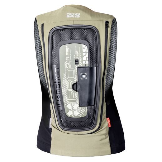 Airbagová vesta iXS IPRO 1.0 X99700 olivovo-černá 2XL/3XL