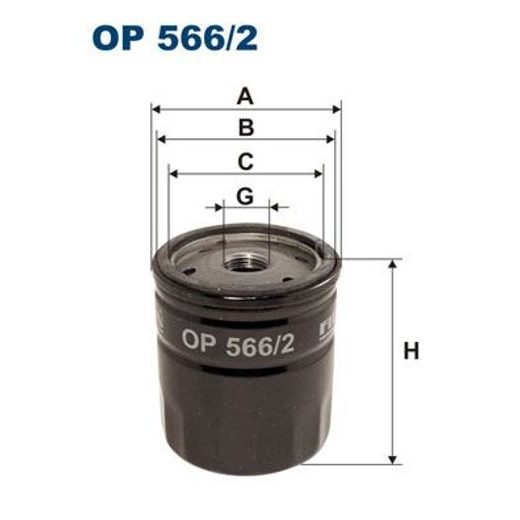 Olejový filtr FILTRON OP 566/2