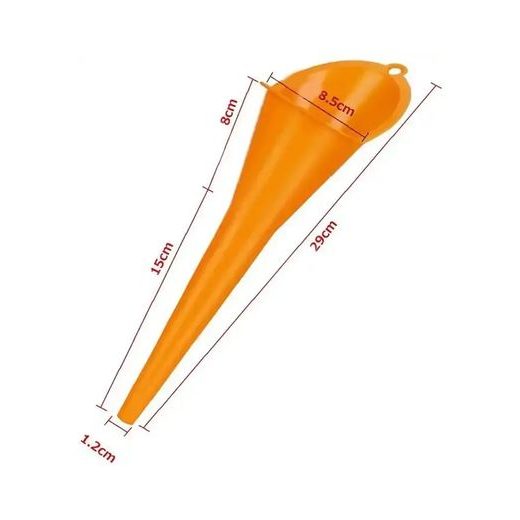 Nálevka/Pomocný trychtýř na kapaliny 1ks - černý