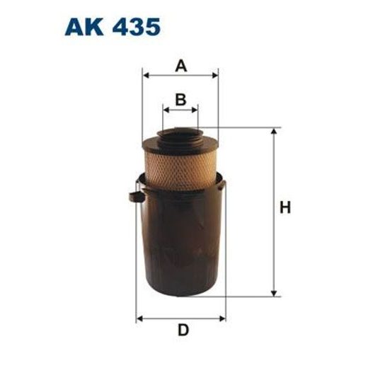 Vzduchový filtr FILTRON AK 435