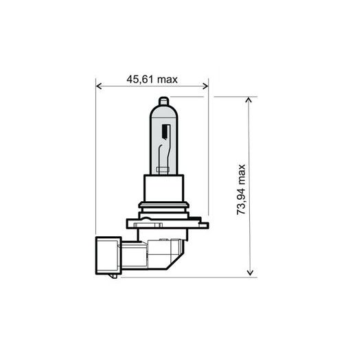 Přední světlo RMS 246510091 HB3 12V 65W