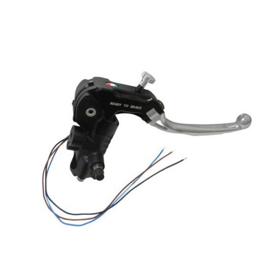 Hlavní válec READY TO BRAKE ACCOSSATO CY114 15x20 s oranžovou výklopnou páčkou (matice+páčka)