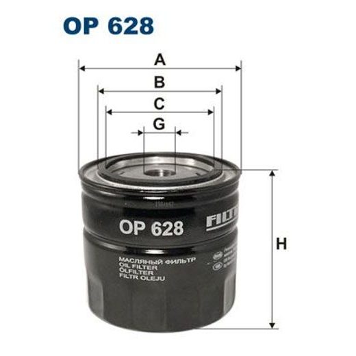 Olejový filtr FILTRON OP 628