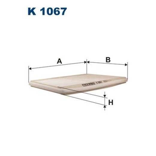 Filtr, vzduch v interiéru FILTRON K 1067