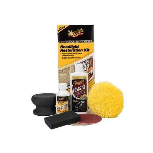 Meguiar's Heavy Duty Headlight Restoration Kit - kompletní sada na renovaci silně poškozených světlometů