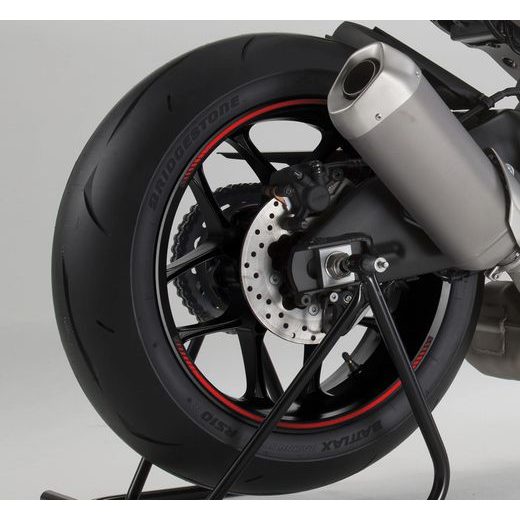 Linka na ráfek PUIG PREMIUM 8431R fluorescentní červená linky na ráfek - sada 8ks