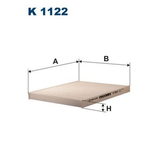Filtr, vzduch v interiéru FILTRON K 1122