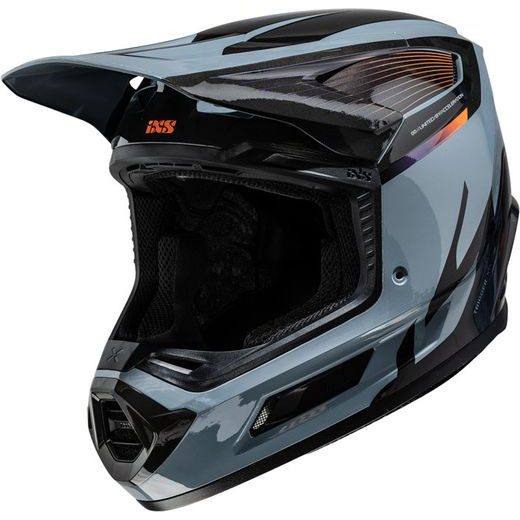 Motokrosová přilba iXS TRIGGER MX 1.0 GRAPHIC MIPS X1-530206 šedo-černá XS