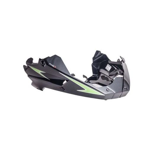 Spoiler motoru PUIG 6507C karbonový vzhled včetně samolepek