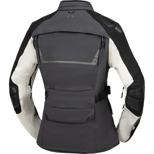 Dámská bunda s laminovanou membránou iXS TOURSTER-STX 2.0 X2-111606 tmavě šedo-černo-chladně šedý DK2XL