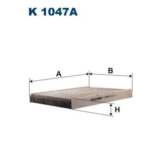 Filtr, vzduch v interiéru FILTRON K 1047A