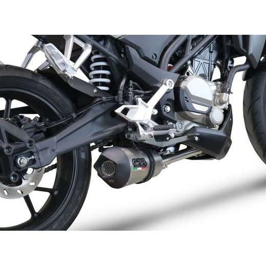 Výfuk kompletní GPR NEW GRAND PRIX EVO TITANIUM E5.CF.8.CAT.GPAN.TO Broušený titan zahrnuje odnímatelný db killer a katalyzátor