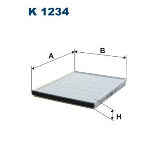 Filtr, vzduch v interiéru FILTRON K 1234