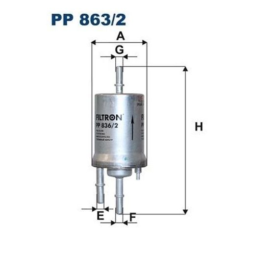 Palivový filtr FILTRON PP 836/2