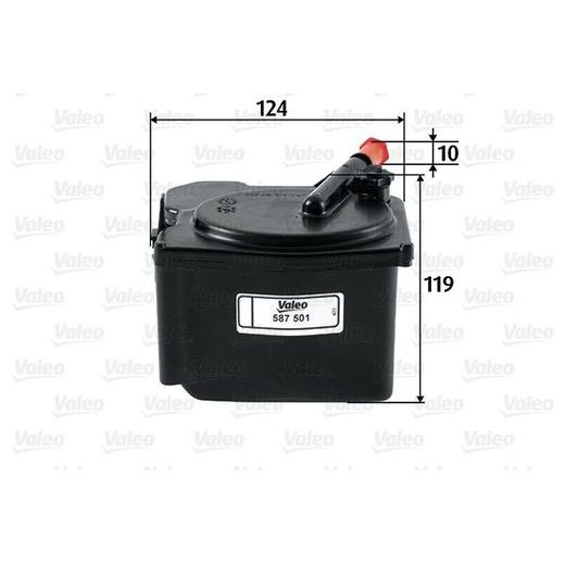 Palivový filtr VALEO 587501