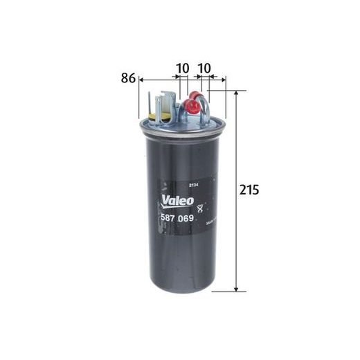 Palivový filtr VALEO 587069