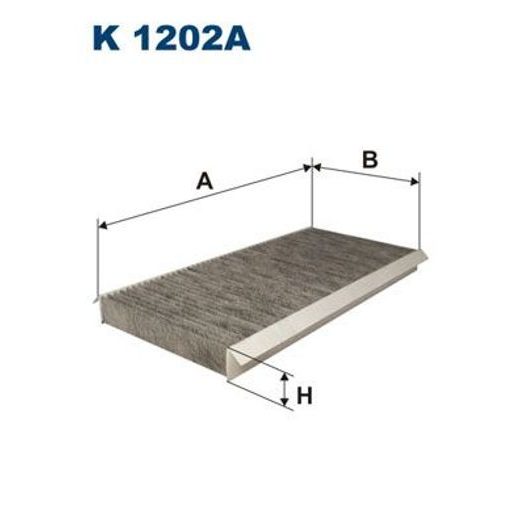 Filtr, vzduch v interiéru FILTRON K 1202A