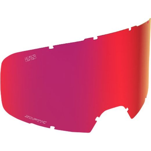 Tvarovaný cylindrický zorník se zrcadlovou úpravou (single lens) iXS 469-510-1096-002-LP zrcadlový zorník – tmavý (kouřový) červeno-karmínový nízký profil