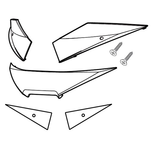 Reflexní prvky SHAD D1B39CAR pro SH39