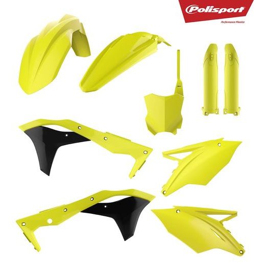 Sada plastů POLISPORT 90743 neonově žlutá
