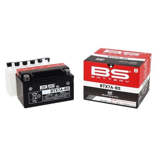 Bezúdržbová motocyklová baterie BS-BATTERY BTX7A-BS (YTX7A-BS)