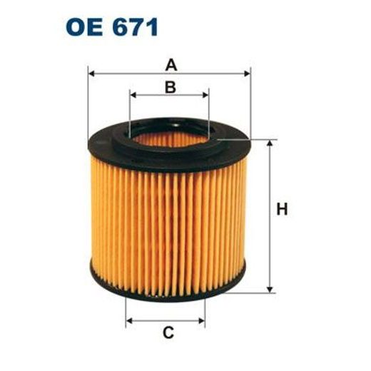 Olejový filtr FILTRON OE 671