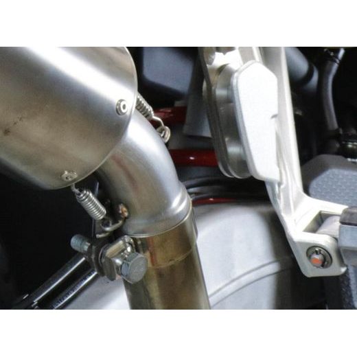 Koncovka výfuku Slip-on GPR NEW GRAND PRIX EVO TITANIUM E5.A.77.GPAN.TO Broušený titan zahrnuje spojovací svod a odnímatelný dB killer