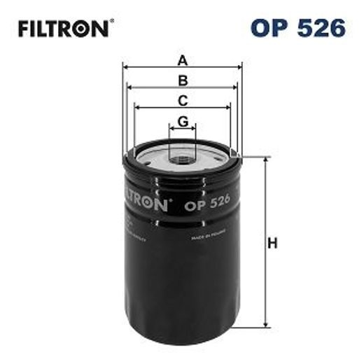 Olejový filtr FILTRON OP 526