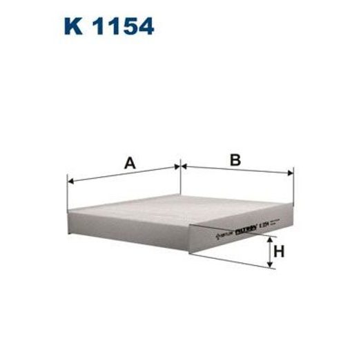 Filtr, vzduch v interiéru FILTRON K 1154