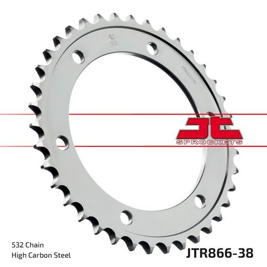 Řetězová sada EK - stříbrný řetěz 530 DEX, X-kroužek, kolečko JT, rozeta JT pro YAMAHA YZF 750 1993-1997