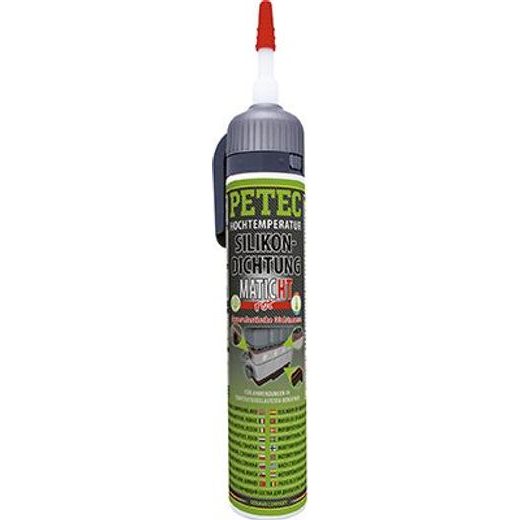 PETEC 97820 Silikonová těsnicí hmota, červená 200ml