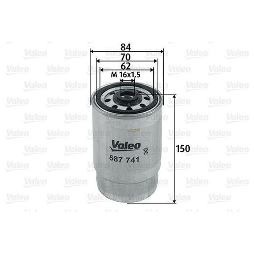 Palivový filtr VALEO 587741