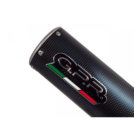 Koncovka výfuku Slip-on GPR M3 VO.1.RACE.M3.PP Karbonový vzhled vč. propojovací trubky