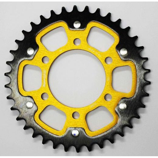 Řetězová rozeta SUPERSPROX STEALTH RST-7096:38-GLD zlatá 38 zubů, 530