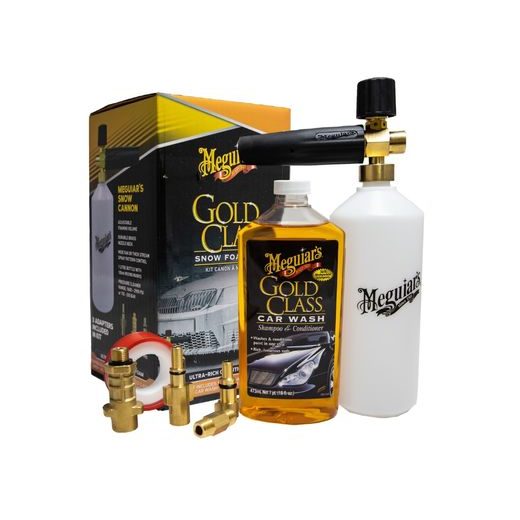 Meguiar's Gold Class Snow Foam Kit - sada napěňovače a autošamponu Meguiar's Gold Class, 473 ml